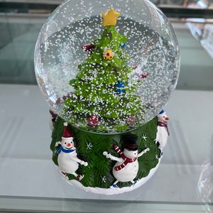 스노우 오르골볼, 그냥 스노우볼, 전구, 크리스마스 장식품