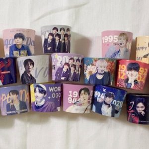 방탄소년단 컵홀더 /진 알엠 슈가 제이홉 지민 뷔 전정국 컵홀더 / 생일 컵홀더
