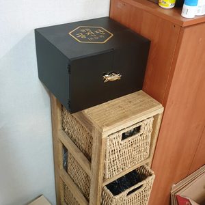라탄서랍장. 공진단서랍장