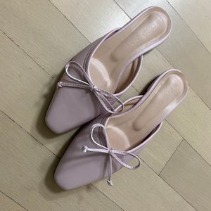 르꼬르망 꼬르망뮬 230 연핑크 끈없음 낮은굽