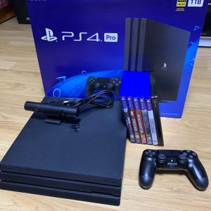 플레이스테이션4 프로 (플스4 프로, PS4 pro) 1TB + 카메라 + 타이틀 일괄판매