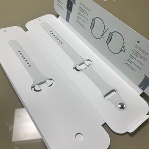 애플워치 정품 스포츠밴드(실리콘밴드) 44mm 화이트