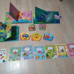 중국어 원서 동화 팝업북 퍼즐북 스티커북 감각북