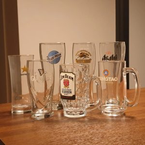 스텔라잔,유리컵, 수입맥주컵,수입맥주잔 여러개