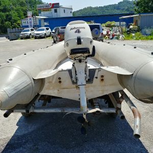 k보트1ea고무보트5인승1ea5마력선외기1ea보트추레라일괄800000판매합니다