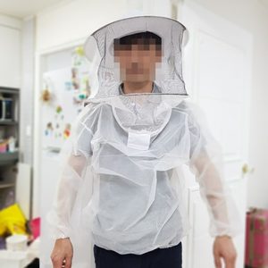 방충복: 모자 일체형 상의(양봉, 벌초, 농사, 야외작업, 모기해충방지용