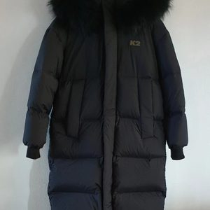 K2 아그네스 패딩 블랙 85 구스다운 롱패딩