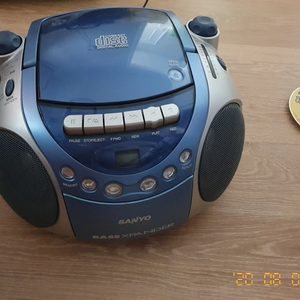 ■SANYO CDP 일체형 CD PLAYER 플레이어 MCD-ZX100F BASSXPANDER 라디오 씨디