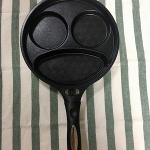키친아트 3구 에그팬 멀티팬 (미사용) 에그 후라이펜팬 24cm