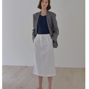낫띵리튼 핀턱 스커트 m 새상품