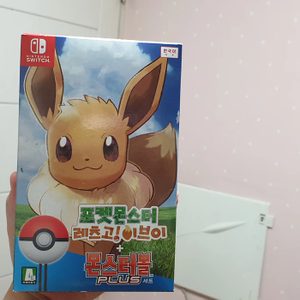 (미개봉)레츠고 이브이 몬스터볼plus 닌텐도 스위치