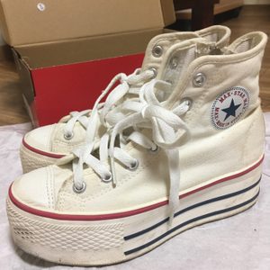 (리폼) 플랫폼컨버스 키높이컨버스 아이보리 230-235