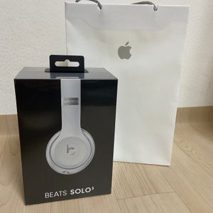<애플 정품, 새상품> 닥터드레솔로3 Beats solo3 wireless 닥터드레헤드폰 비츠솔로3 -새틴실버