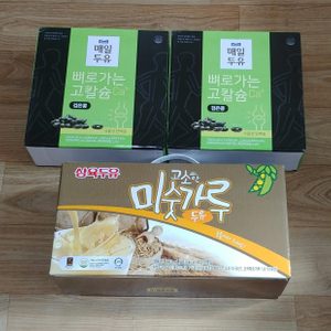 두유3박스(검은콩2박스,미숫가루두유1박스)