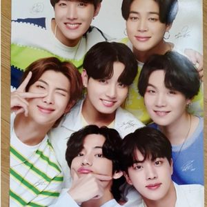 BTS+칠성사이다 콜라보 개인브로마이드+전체브로마이드