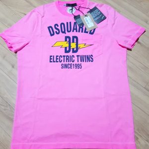 디스퀘어드 반팔티 DSQUARED2 남성 한정판 반팔 티셔츠 사이즈 L 많이 저렴하게 판매합니다