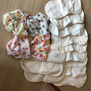 무루땅콩기저귀 9장 + 배변팬티 4장 + 천기저귀3장