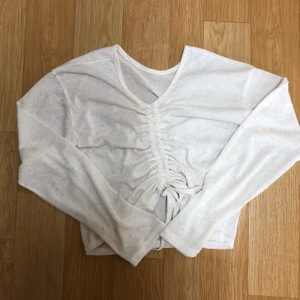 여리핏 셔링 티셔츠/티/가을/에이블리/셔링티/에이무드/꾸안꾸/