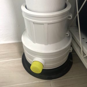 베란다 우수관 개폐기/베란다하수구덮개/베란다 냄새차단 덮개(새상품)