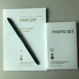 방탄소년단 BTS 아미2기 아미집+아미볼펜+포토세트
