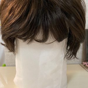 어두운 갈색 통가발 숏단발 볼륨펌 인조가발 (5번 실제색과 동일)