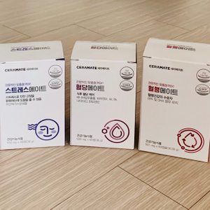 세라젬 세라메이트 건강식품 3종(혈행, 혈당, 스트레스)