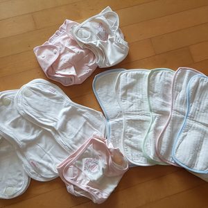 미사용 무루기저귀커버, 베이비앙기저귀커버, 천기저귀, 아기신발 (땅콩기저귀들)