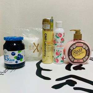 블루베리잼,우유 입욕제,CNP앰플미스트,키엘 머스크 바디로션,비욘드 바디로션