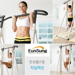 (6만원)은성 헬스빌 치닝머신(턱걸이전용)+전용매트(2만원상당)+턱걸이보조밴드(미개봉,15000원상당)