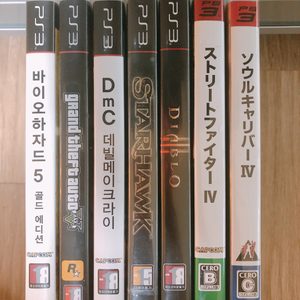 플스3 (플레이스테이션3, ps3)와 gta5, 바이오하자드 등 판매합니다