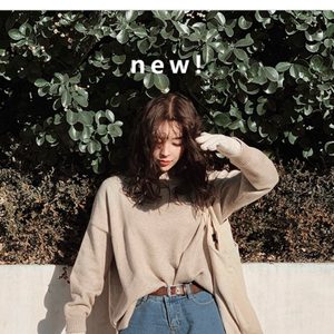 슬로우앤드 앤드라운드니트(탄탄루즈핏)