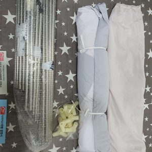 알뜨리 프리미엄 사각난방텐트 커텐형 세트(텐트+스텐봉) 싱글