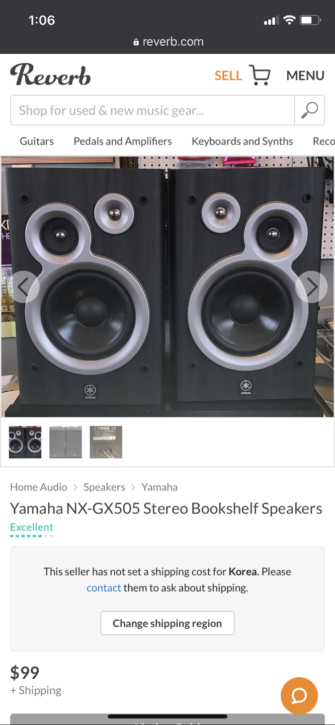 yamaha nx gx 505 speakers