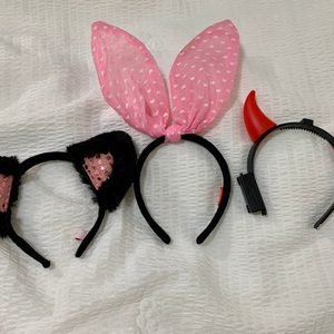 놀이공원 머리띠 / 아동머리띠 / 고양이 머리띠 / 리본머리띠 / 붉은악마 머리띠