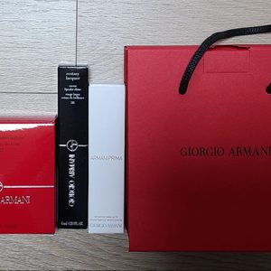 조르지오 아르마니 알마니 투고 에센스 인 파운데이션 쿠션 3호, 조르지오 아르마니 엑스터시 라커 516, 픽서 세트