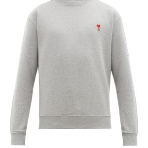 AMI / Ami De Coeur Sweatshirt (Heather grey) / L