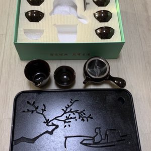 전통다기세트+트레이 / 고급 디자인 / 새 상품 / 상세사진 참고 / 찻 잔 세트 / 다기 / 다도