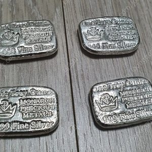 마낙 1온스 캐스트 실버바 ×4
