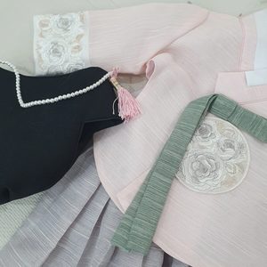 돌아기 한복 +조바위 (돌한복 여아한복)