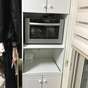 광파오븐레인지 수납장(광파오븐레인지대), 전자레인지 수납장