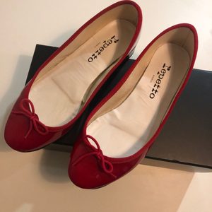 레페토 제인 repetto jane 유광 레드 36.5 (230)