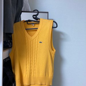 라코스테 니트조끼 lacoste