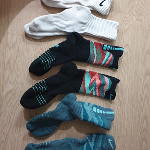 나이키 농구 엘리트 쿠션 양말 2SET + 나이키 러닝양말