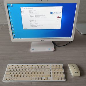 LG일체형 컴퓨터 PC LG무선마우스,LG키보드포함