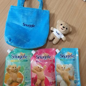 스너글 섬유유연제 200ml×3 스너글 가방 스너글곰인형