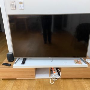 TV 인켈 티비 55인치 슬림 티비 + 티비선반(따로구매가능)