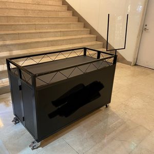 1200 진열대 행사매대 진열매대 매장매대 (접이식 보관 이동가능)