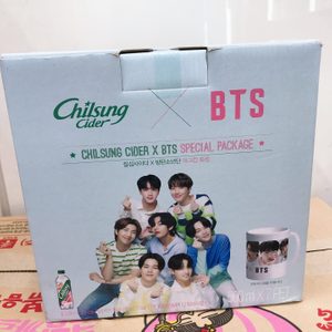칠성사이다 X BTS 칠성사이다복숭아7개+BTS머그컵