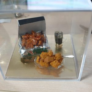 인싸템 치킨 미니어처 과자 컵라면 수저 미니어처 케이스