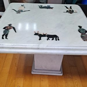 대리석 테이블.이태리가구.천연대리석.고가구.화이트